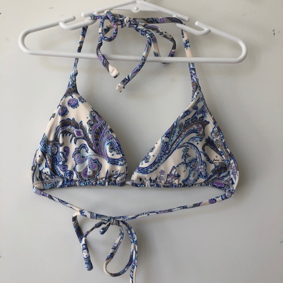 Out From Under String Printed Bikini Top - Picture 2 of 3